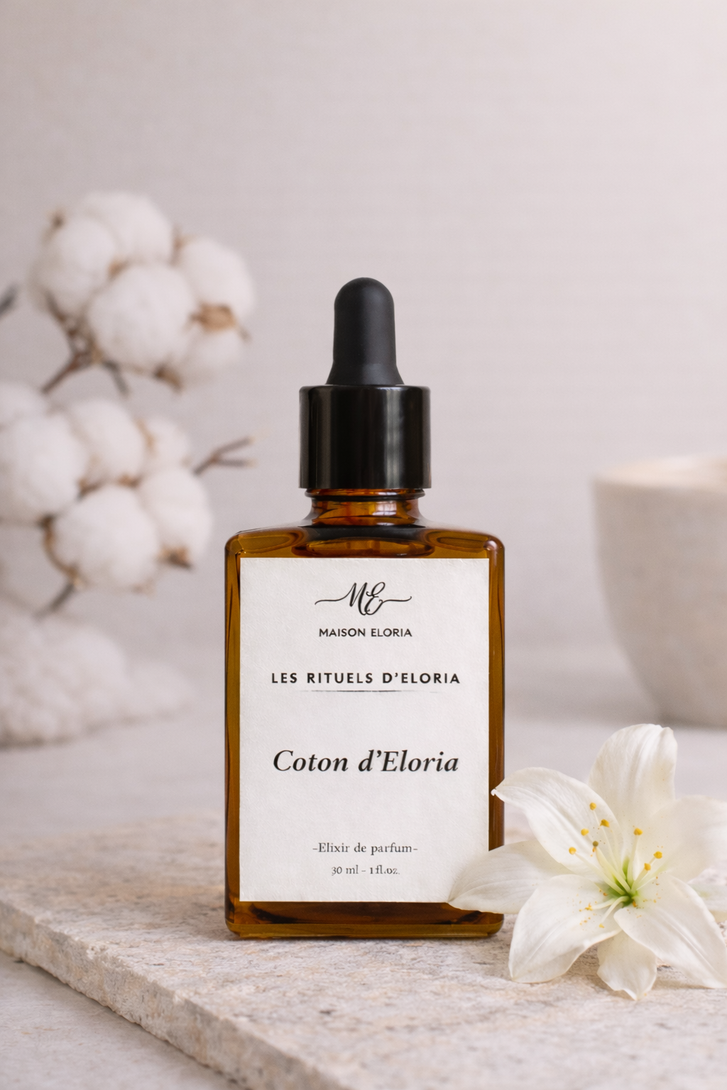 Coton d’Eloria - Élixir de diffusion d'Intérieur