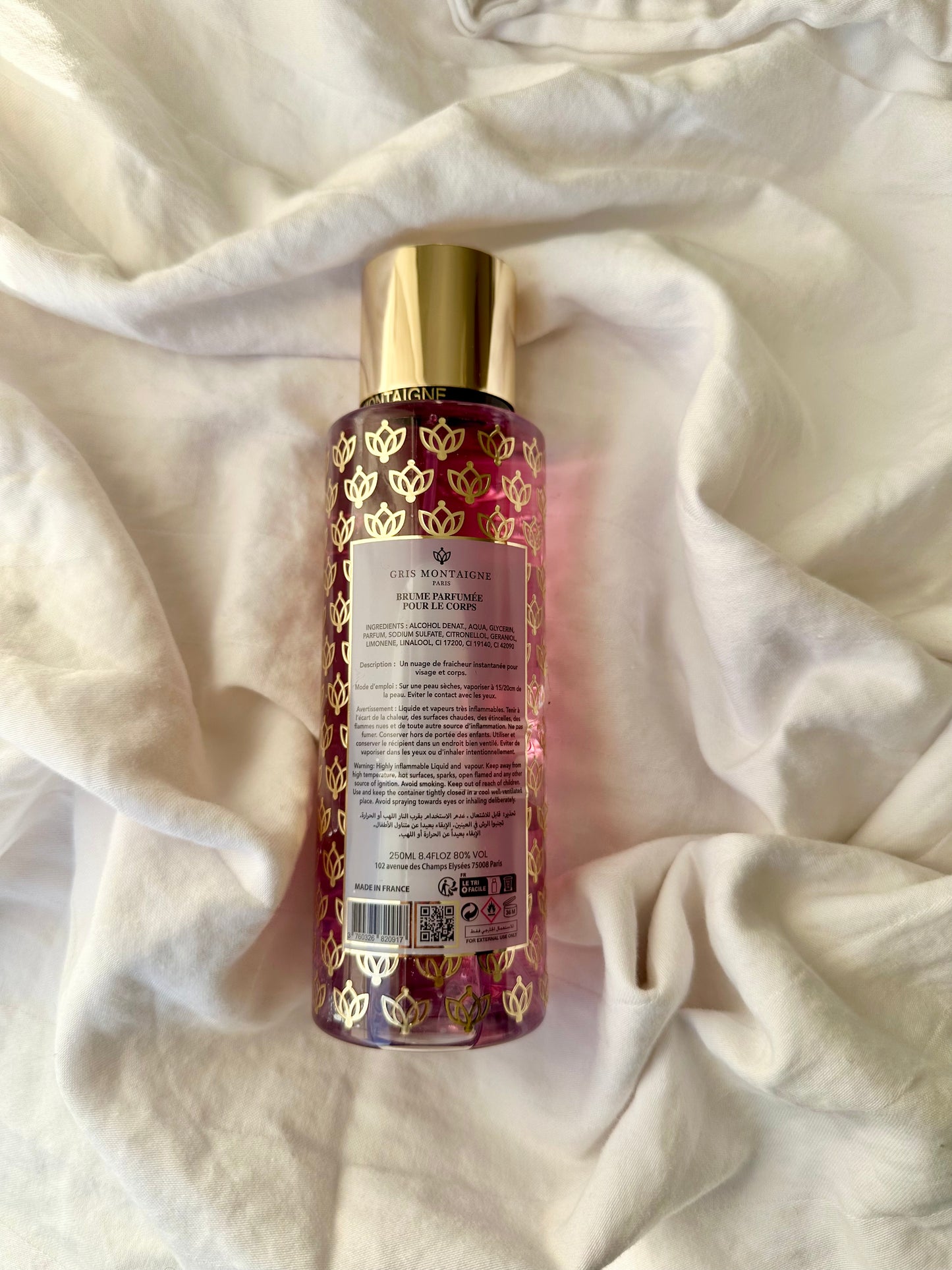 Brume Bellaya - 250 ml - Gris Montaigne